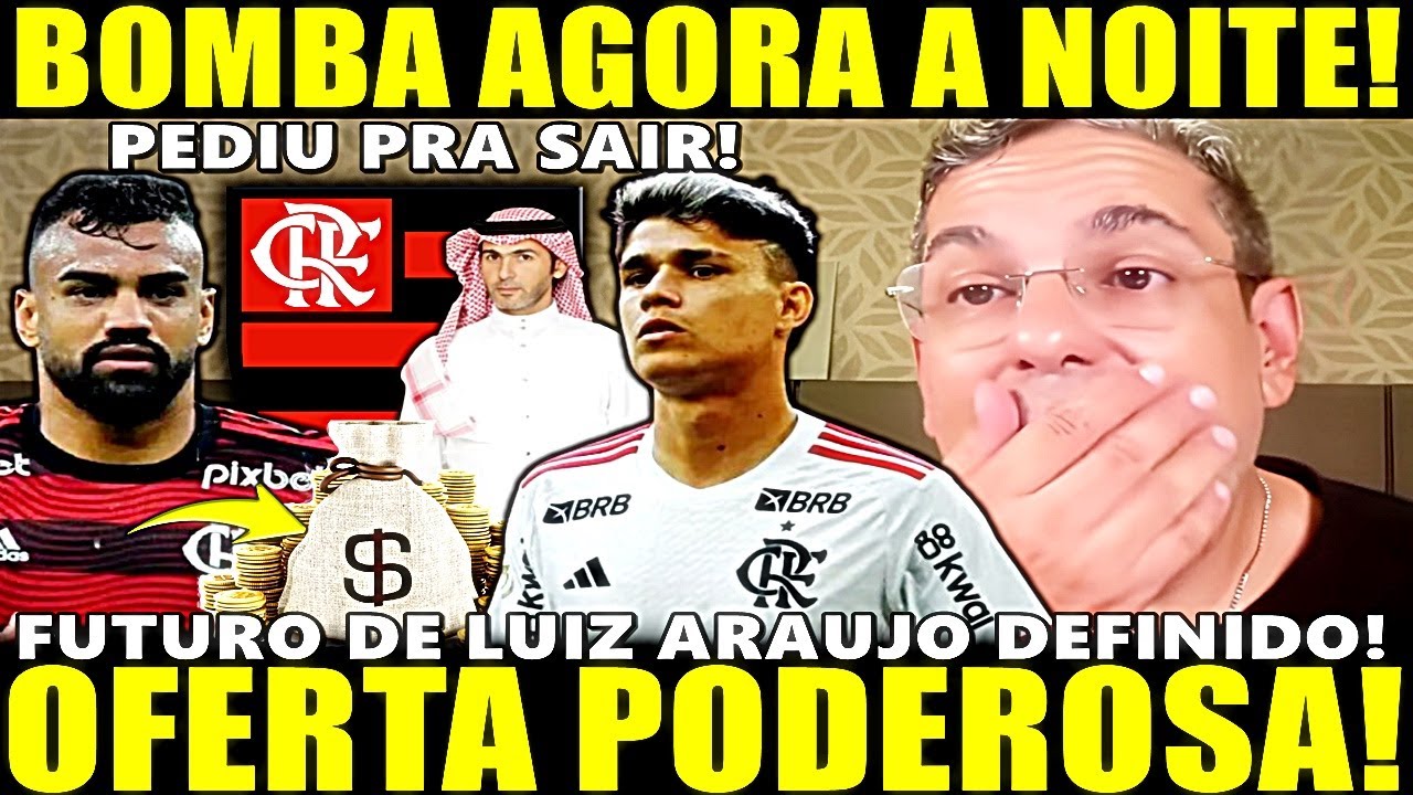 BOMBA AGORA A NOITE!! OFERTA PODEROSA EXPLODIU! PEDIU PRA SAIR! LUIZ ARAÚJO TEM FUTURO DEFINIDO!
