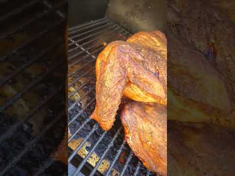 Low N Slow Smoked Turkey #shorts