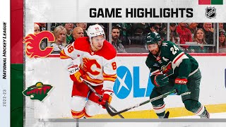 Flames @ Wild 3/7 | NHL Highlights 2023