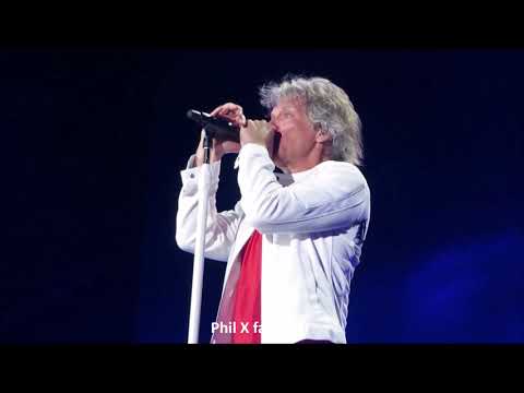 Phil X with Bon Jovi @ Madrid July 7, 2019 I'll Be There For You