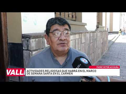 Actividades por Semana Santa en El Carmen