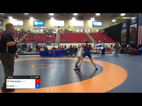 2018 Marine Corps US Open/Senior Men's Greco-Roman 60 Rnd Of 16 - Matthew Hernandez (USMC) Vs. Bry