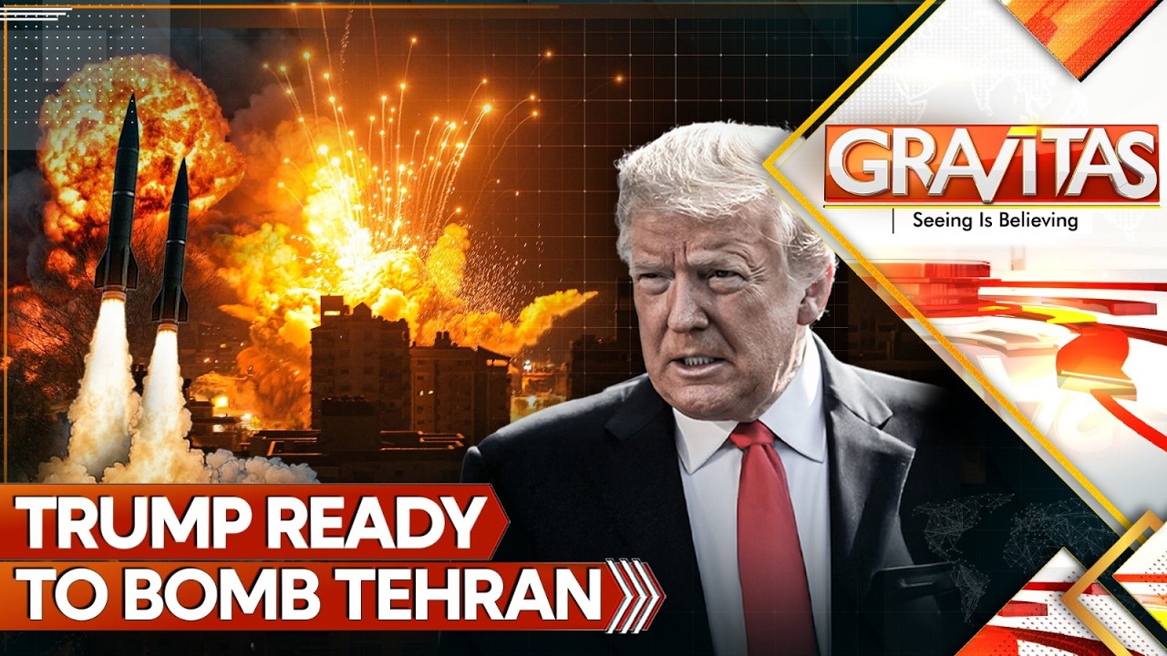 GRAVITAS LIVE: Trump Ready to Bomb Tehran, Deploys B-1 Bomber, Envoys Flee City | WION News