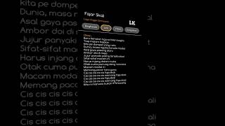 Download lagu lirik lagu cis cis cis #lirik #lagu #anggadermawan #fajarskali #lagucisciscis #viral #liriklagu mp3 Download lagu lirik lagu cis cis cis #lirik #lagu #anggadermawan #fajarskali #lagucisciscis #viral #liriklagu mp3