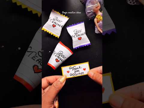 🥰DIY teacher's day gift🥰 | Chocolate gift idea #shorts #youtubeshorts #teacher #chocolate #trending