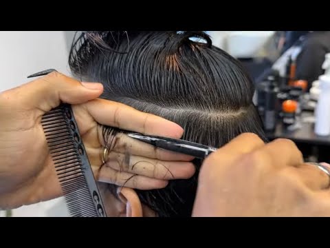 CORTE NA TESOURA ✂️ PRO DIA A DIA  RÁPIDO E FÁCIL 💈🚀