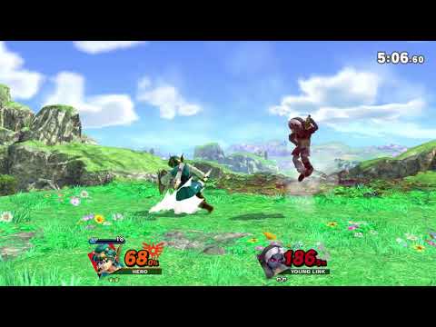 SSBU #97 - Hero (Me) vs. Young Link (Level 9 CPU)