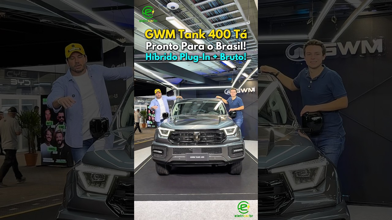 GWM Tank 400 Tá Pronto Para o Brasil! Híbrido Plug-In + Bruto!⚡