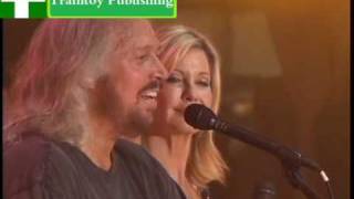 Video thumbnail of "How Do You Mend A Broken Heart-Barry Gibb And Olivia Newton-John-Sound Releif"