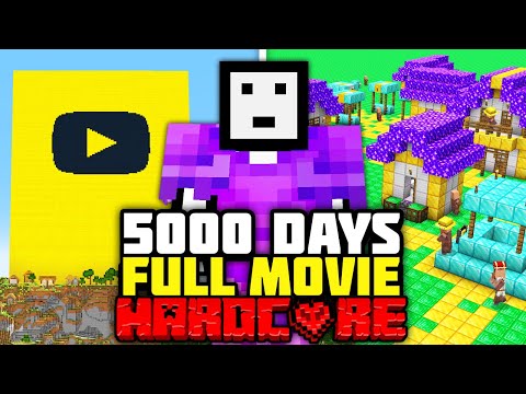 LockDownLife - I Survived 5000 Days in Minecraft Hardcore! [FULL MINECRAFT MOVIE]
