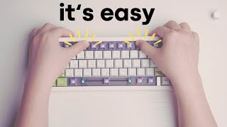How to open the GMK67 with your FINGERS