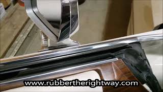 1976 Cadillac door weather strip replacement