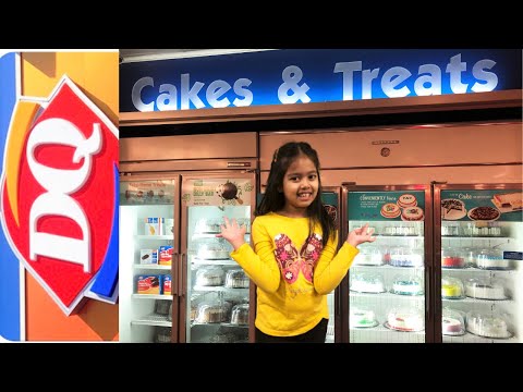 Choosing a Cake from Dairy Queen