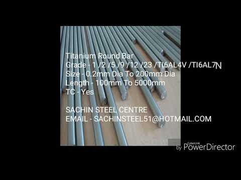 Silver titanium grade 2 round bars, for manufacturing, size:...