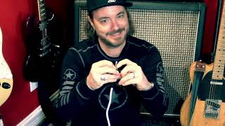 Video thumbnail for Bullet Cable WHITE COILY CABLE OF LOVE Gearmanndude signature guitar cable by gearmanndude
