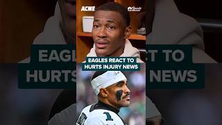 Eagles DeVonta Smith, Jalen Carter and Dontayvion Wicks on Jalen Hurts blood clo