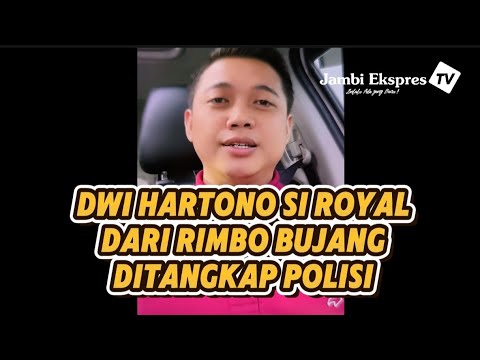 DWI HARTONO 'SI ROYAL' RIMBO BUJANG DITANGKAP POLISI 