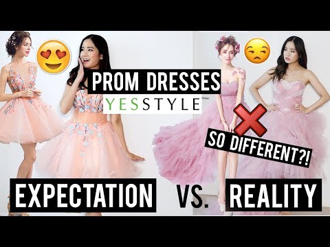 試穿CHEAP Prom Dresses from YESSTYLE 2019 | 我覺得我太矮了... (Try on: CHEAP Prom Dresses from YESSTYLE 2019 | I think I'm too short for these...)