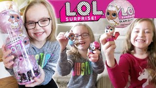 LOL Surprise Glam Glitter Dolls! | Crazy8Family
