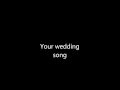 music compiliation for star wars wedding 