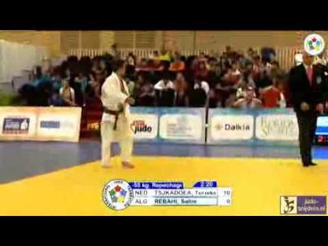 Judo 2013: Tsjakadoea (NED) - Rebahi (ALG) [-55kg] rep