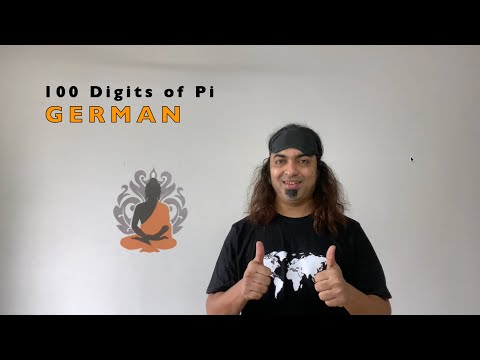100 Digits of Pi Challenge in GERMAN !