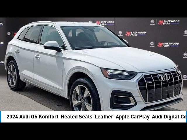 2024 Audi Q5 Komfort | Heated Seats | Leather | Apple CarPlay in Cars & Trucks in Strathcona County
