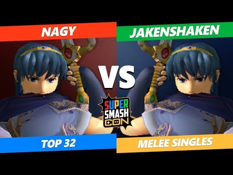SSC 2019 SSBM - Nagy (Marth) Vs. Jakenshaken (Marth) Smash Melee Tournament Losers Top 32