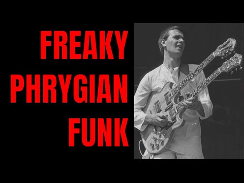 Freaky Phrygian Funk Jam | Guitar Backing Track (E Phrygian)