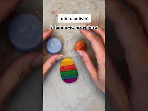 Idée d’activité créative pour enfants #shortsvideo #activitemanuelle #activitiesfortoddlers