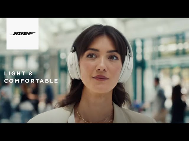 Video teaser per Bose QuietComfort® 45 headphones | Iconic quiet. Comfort. And sound.