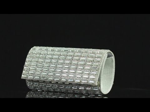 YOMEEYA Diamond Dinner Bag Women's Rhinestone Clutches Silver