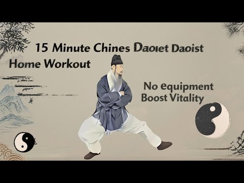15-Minute Chinese Daoist Home Workout | No Equipment | Burn Calories & Boost Vitality (Beginner）