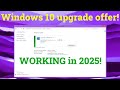 How To Get Windows 10 Upgrade Offer Via Control Panel In 2025
