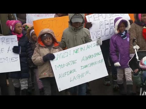 Demonstration gegen Abschiebung