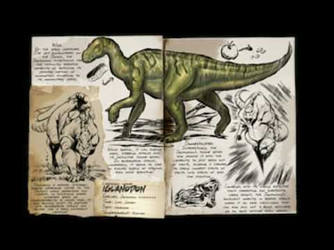 Ark Iguanodon dossier voice over