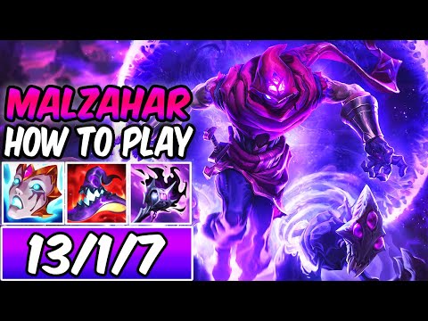 THE ONLY MALZAHAR GUIDE YOU NEED - HOW TO PLAY MALZAHAR MID | Best Build & Runes | League of Legends