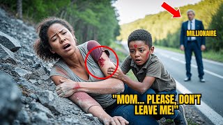 Single Black Mom And Her Son Beaten And Thrown Out By In-Laws... Until A MILLIONAIRE Saw Them and...
