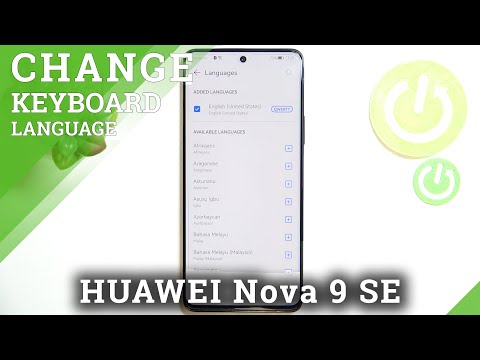 How to Add Language to HUAWEI Nova 9 SE Keyboard | Change Keyboard Language