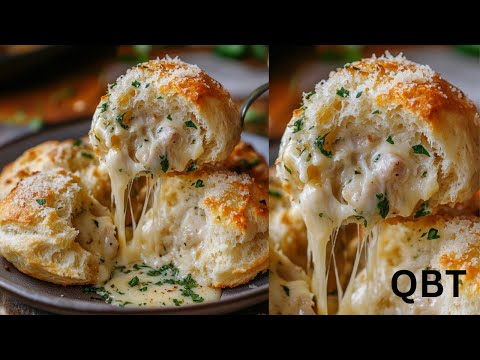 Garlic Parmesan Chicken Biscuit Bombs