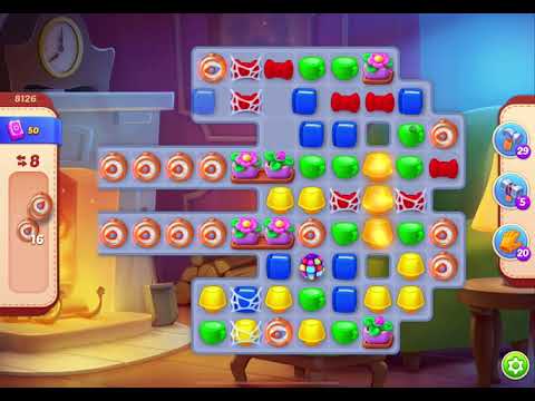 HomeScapes Level 8126 no boosters (18 moves)