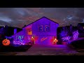 Halloween Purple Black Light Glow Decorations
