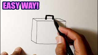 How to draw a suitcase | Easy Drawing Ideas