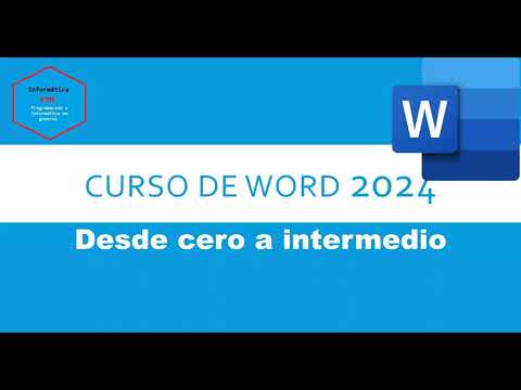 Aprende Word 2024 Desde Cero ✅ ¡Curso GRATIS Completo y Actualizado!