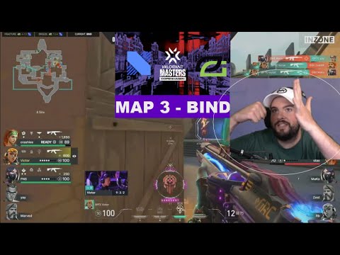 100T Hiko & OpTiC Coach REACT to OpTiC vs DRX map 3 (BIND) | VCT Masters Copenhagen