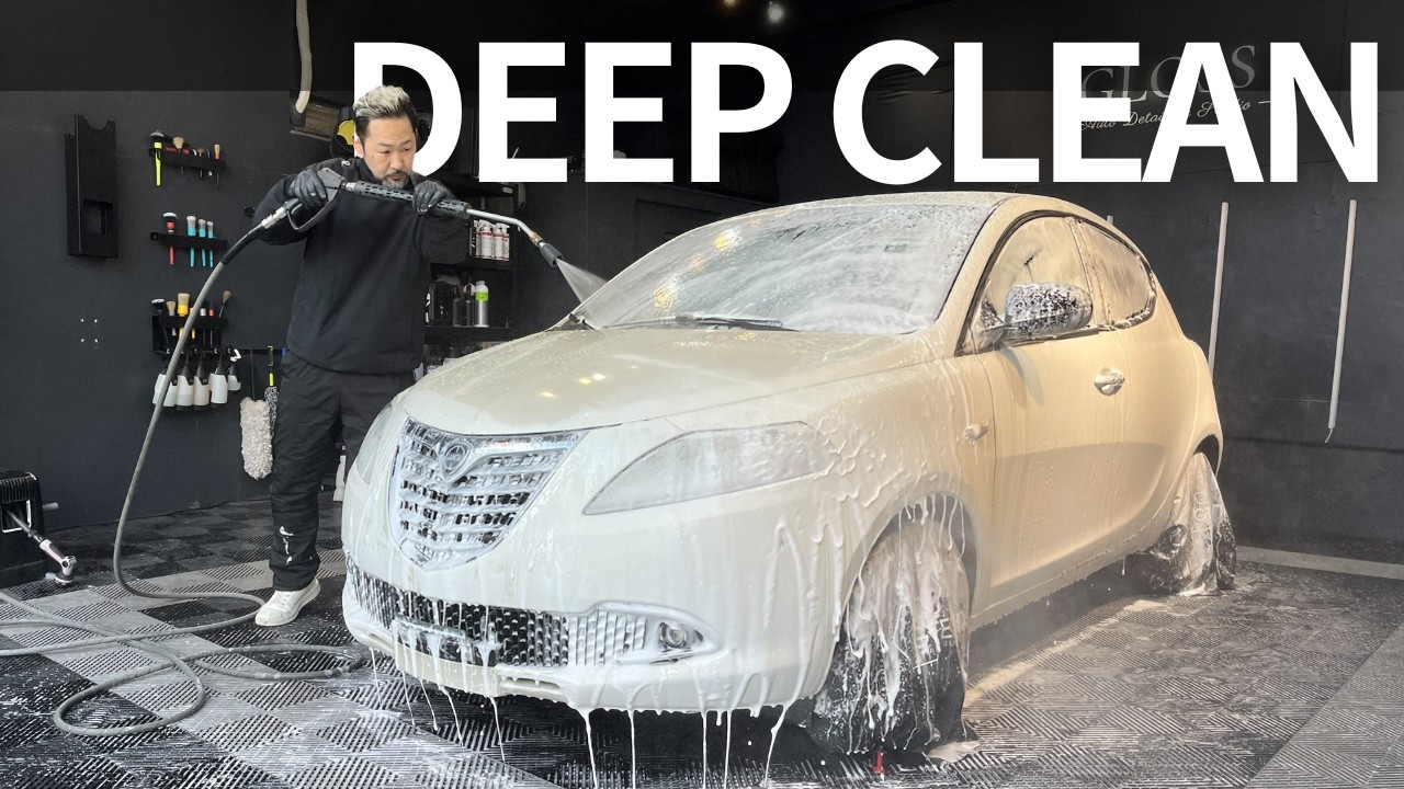 LANCIA YPSILON DEEP CLEAN | CAR WASH | CAR DETAIL | ASMR |