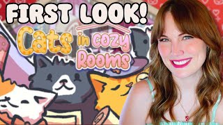 🐈FIRST LOOK at a cute n' cozy room-decorating game!