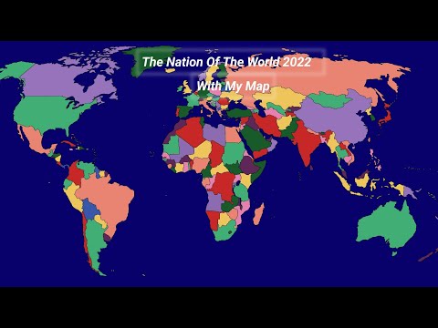 The Nations Of The World 2022 Updated With My Map #flipaclip