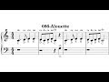 086-Alouette music sheet