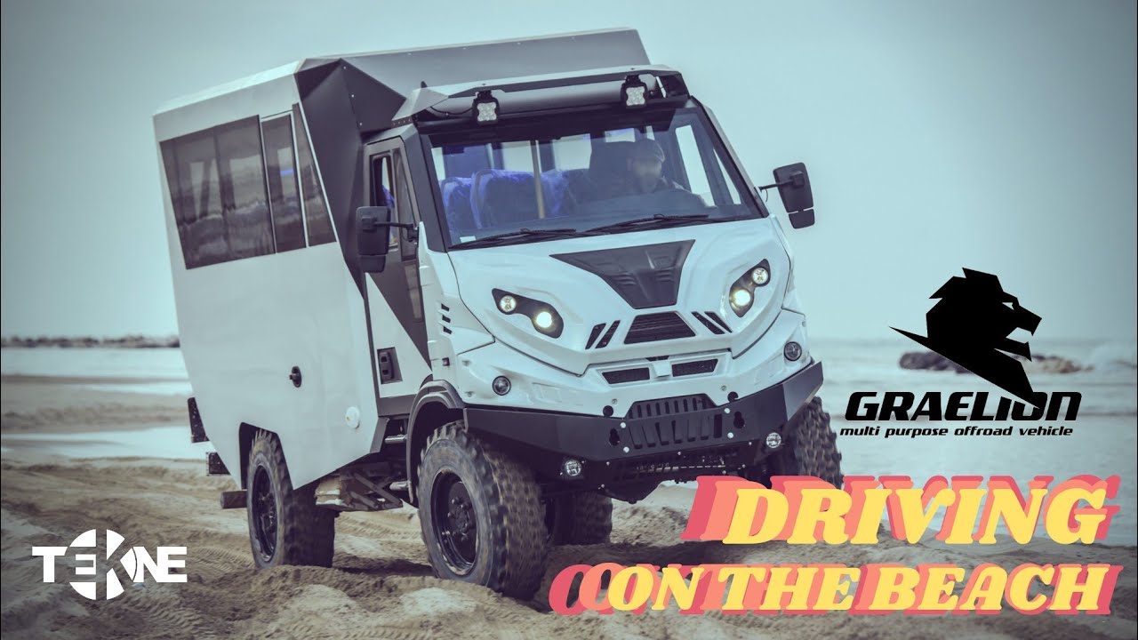 GRAELION 4x4 MINIBUS | Amazing Views Offroad Beach Driving - Miami style 🌴